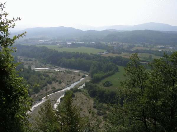 Scorcio panoramico sulla Val Borbera