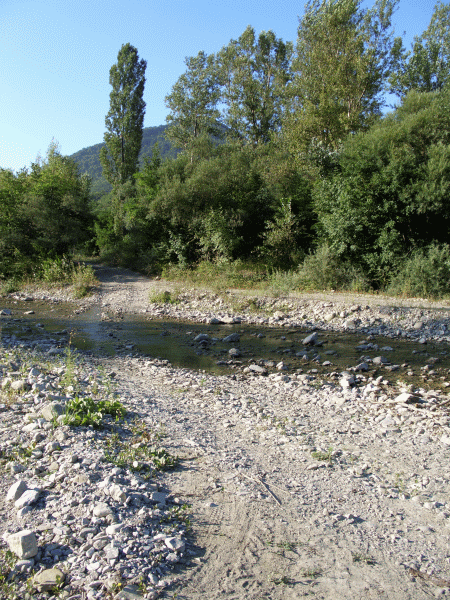 Guado sul torrente Spinti