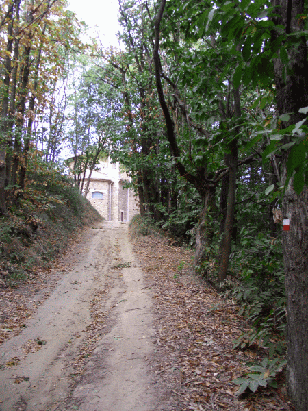 Arrivo al Santuario