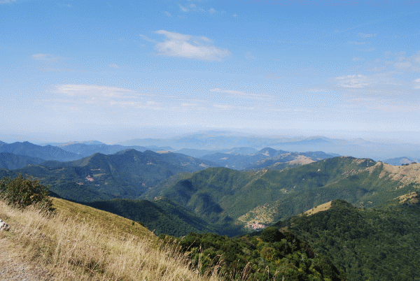 Veduta della Val Borbera