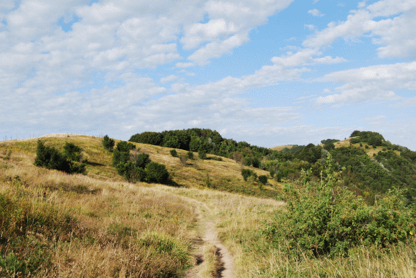 Il paesaggio in alta Val Borbera