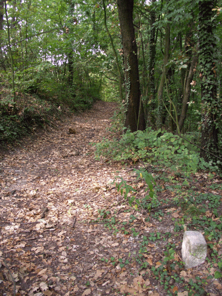 Il tracciato intorno al Monte Sion