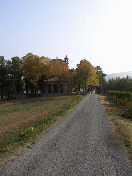 Arrivo alla chiesa di San Desiderio